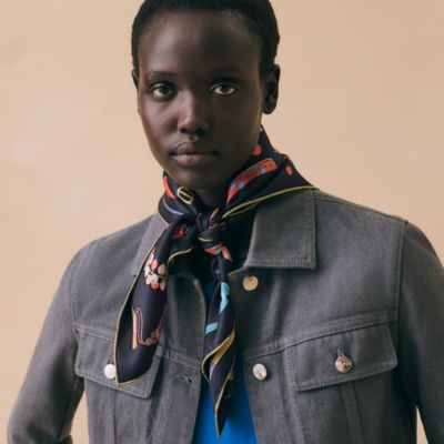 Blue - Scarves 70 - Silk Scarves and Accessories for Women